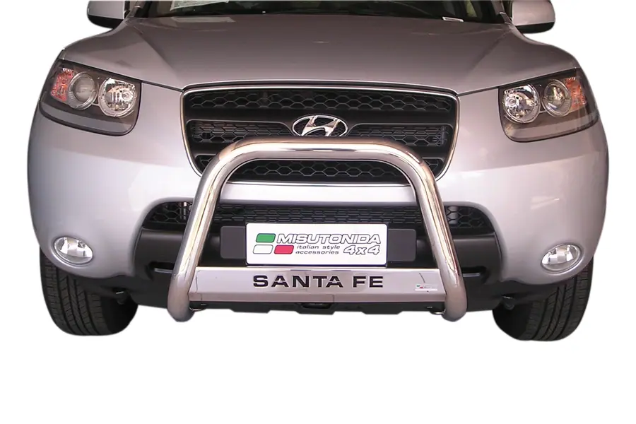 Medium bar, engraved ø63, mirror polished — Hyundai Santa Fe (2006–2010)