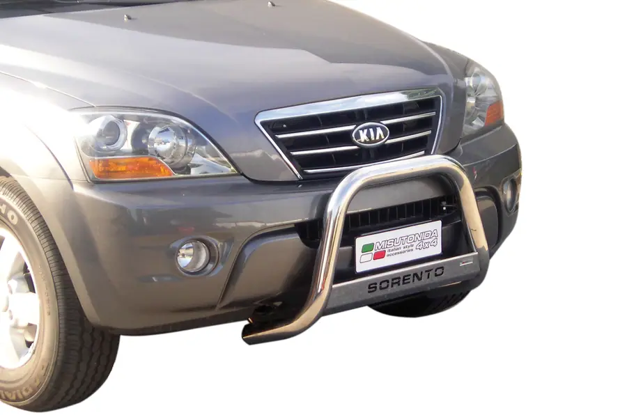 Esikaitseraud Medium, EÜ tüübikinnitus ja graveering ø63, poleeritud — Kia Sorento (2006–2008)