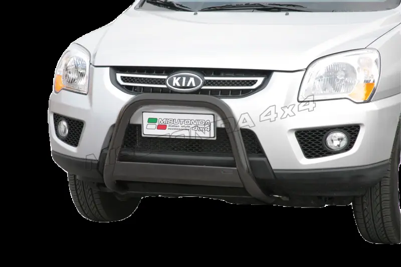 Esikaitseraud Medium, graveeringuga ø63, must — Kia Sportage (2008–2010)