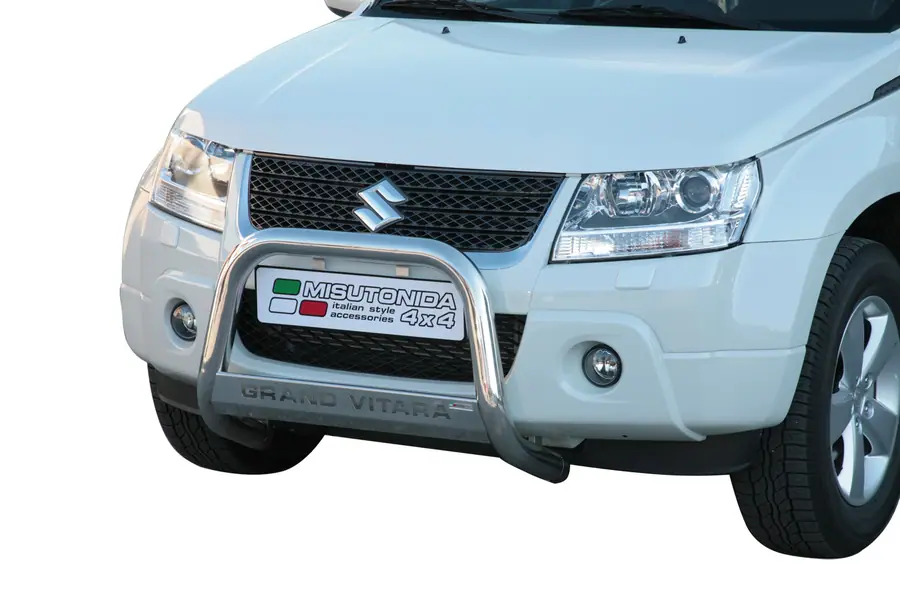 Medium bar, engraved ø63, mirror polished — Suzuki Grand Vitara (2009–2012)