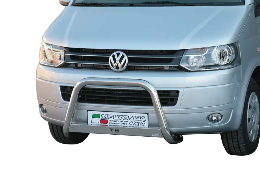 Medium bar, engraved ø63, mirror polished — Volkswagen T5 (2003–2015)