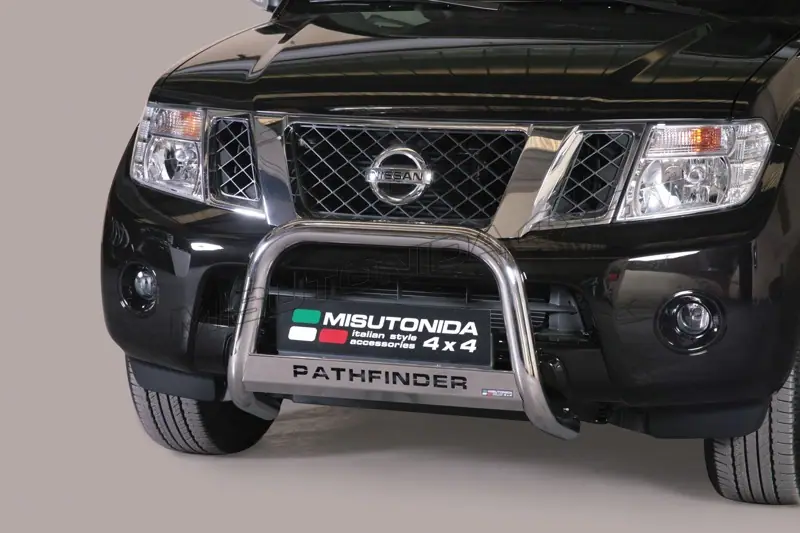 Medium bar, EC approved, engraved ø63, mirror polished — Nissan Pathfinder (2010–)