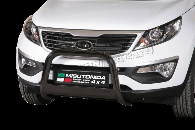 Esikaitseraud Medium, graveeringuga ø63, must — Kia Sportage (2010–2015)