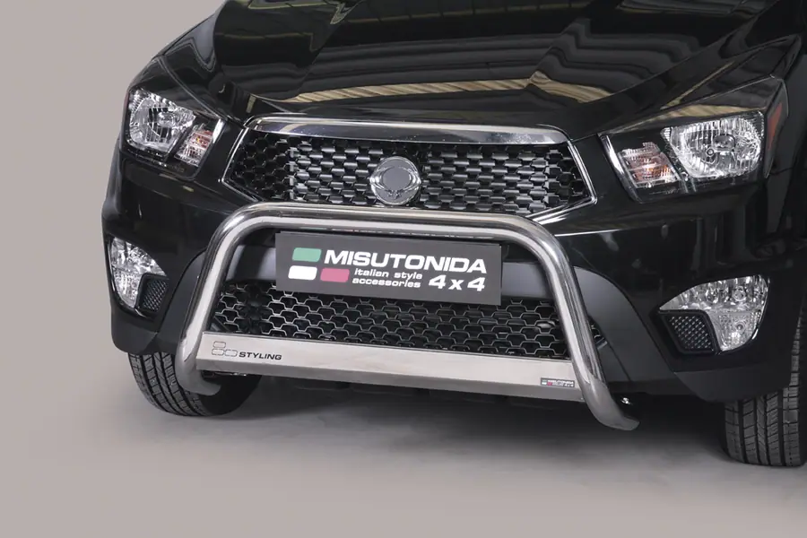 Medium bar, engraved ø63, mirror polished — SsangYong Actyon Sports (2012–)