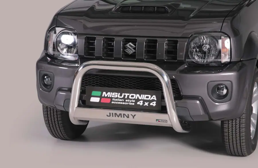 Esikaitseraud Medium, graveeringuga ø63, poleeritud — Suzuki Jimny (2012–2017)