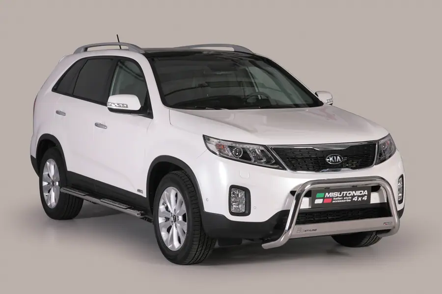 Medium bar, engraved ø63, mirror polished — Kia Sorento (2012–2014)