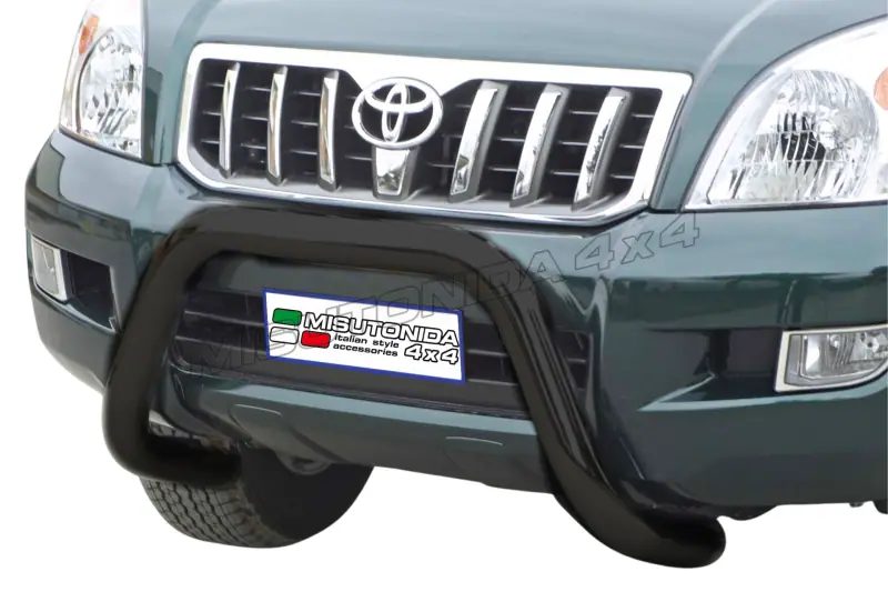 Super bar, EC approved ø76, black — Toyota Land Cruiser 120 (2003–2009)