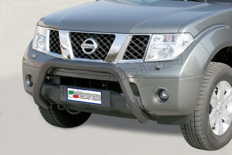 Super bar, EC approved ø76, black — Nissan Pathfinder (2005–2010)