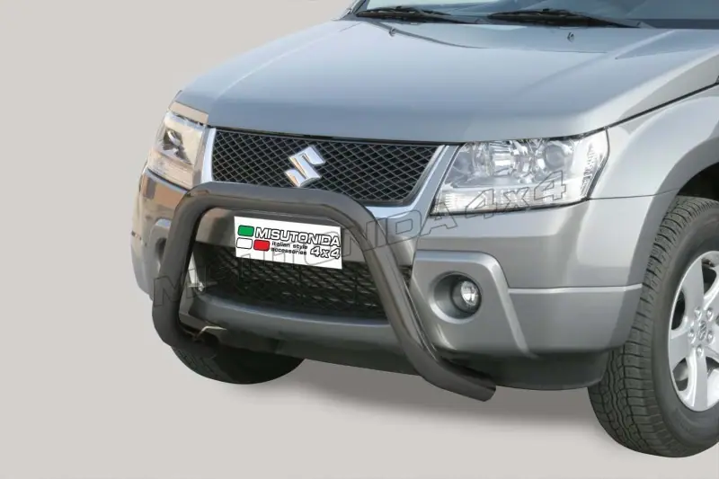 Esikaitseraud Super, EÜ tüübikinnitusega ø76, must — Suzuki Grand Vitara (2005–2008)