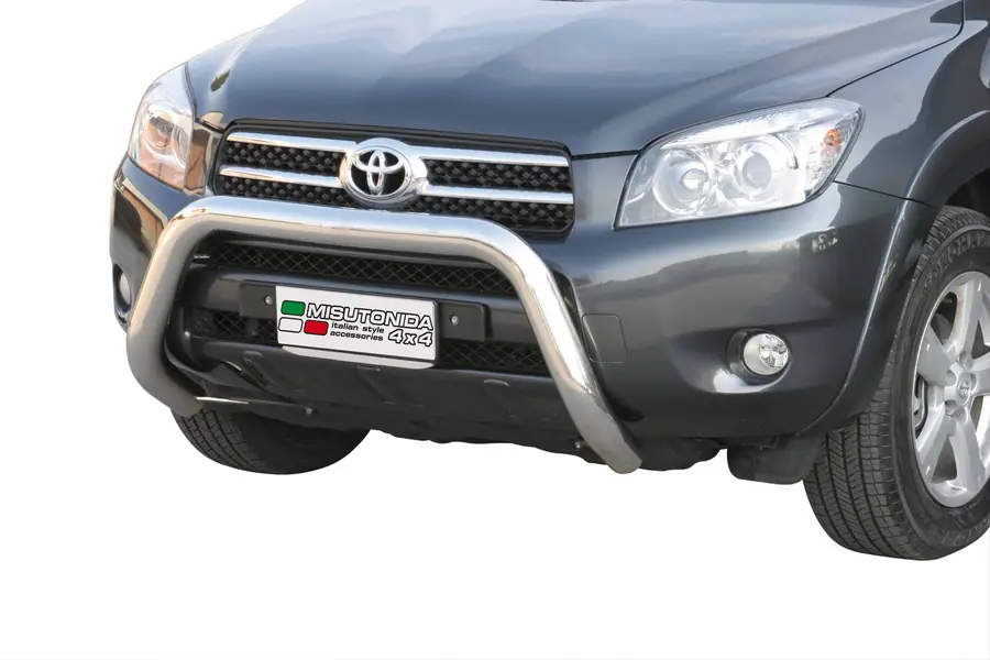 Esikaitseraud Super, EÜ tüübikinnitusega ø76, poleeritud — Toyota RAV4 (2006–2010)