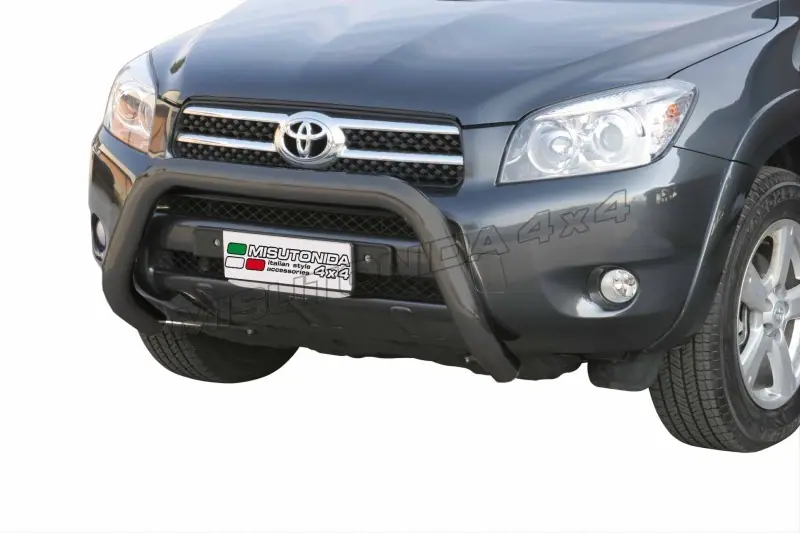 Esikaitseraud Super, EÜ tüübikinnitusega ø76, must — Toyota RAV4 (2006–2010)
