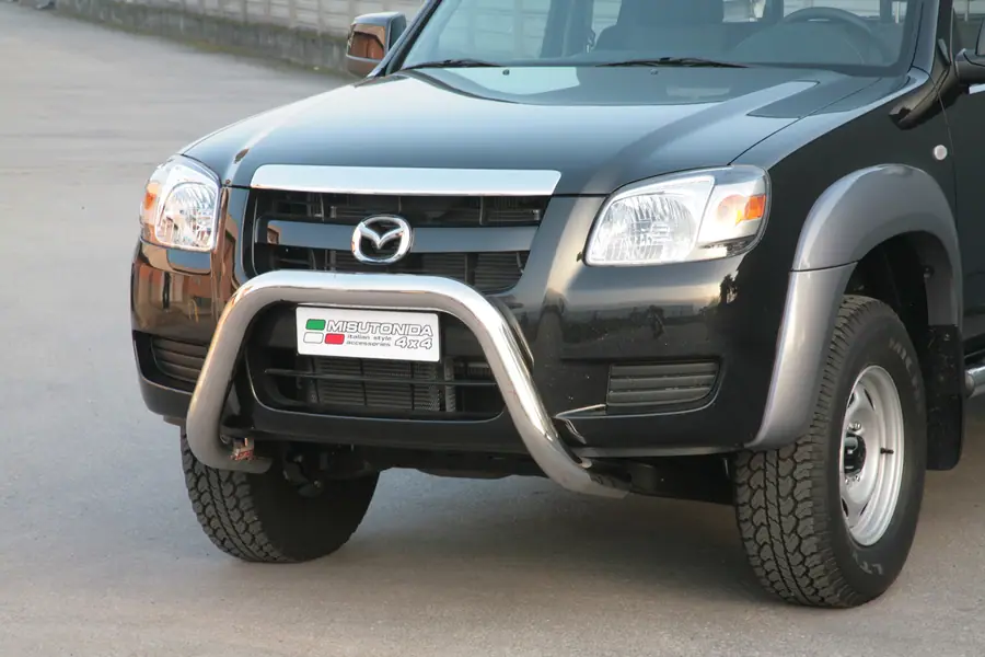 Super bar, EC approved ø76, mirror polished — Mazda BT-50 (2007–2009)