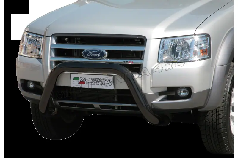 Super bar, EC approved ø76, black — Ford Ranger (2007–2012)