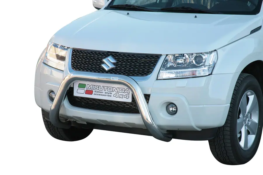 Esikaitseraud Super, EÜ tüübikinnitusega ø76, poleeritud — Suzuki Grand Vitara (2009–2012)