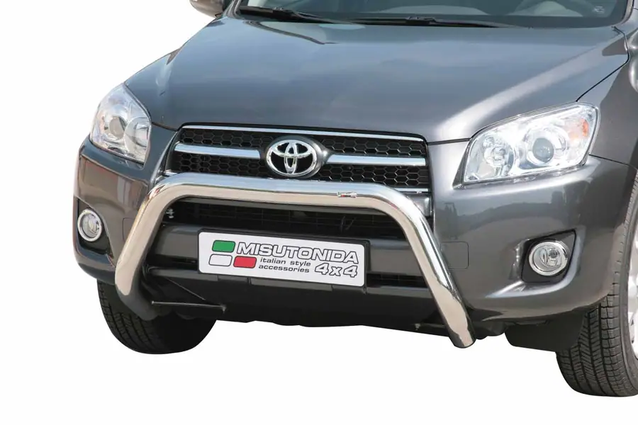 Esikaitseraud Super, EÜ tüübikinnitusega ø76, poleeritud — Toyota RAV4 (2006–2010)