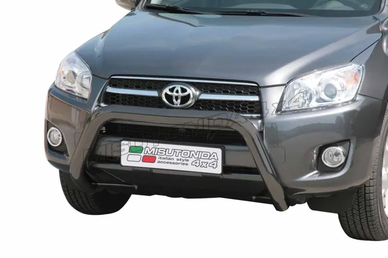 Esikaitseraud Super, EÜ tüübikinnitusega ø76, must — Toyota RAV4 (2006–2010)