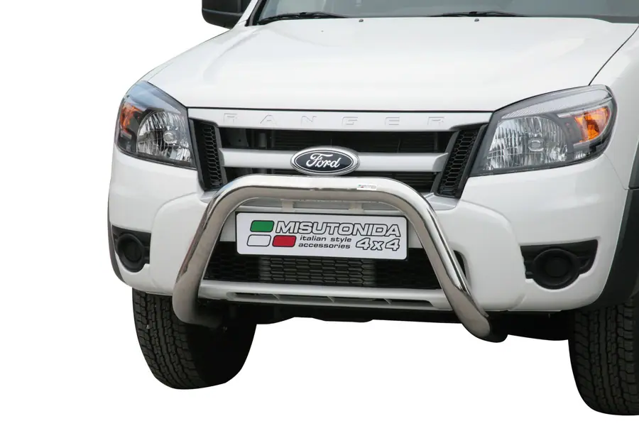 Super bar, EC approved ø76, mirror polished — Ford Ranger (2007–2012)