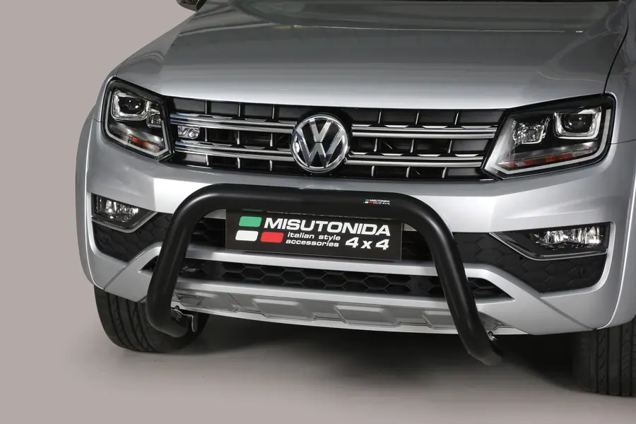 Esikaitseraud Super, EÜ tüübikinnitusega ø76, must — Volkswagen Amarok (2009–2016)
