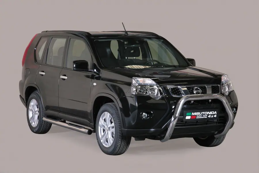Super bar, EC approved ø76, mirror polished — Nissan X-Trail (2010–2014)