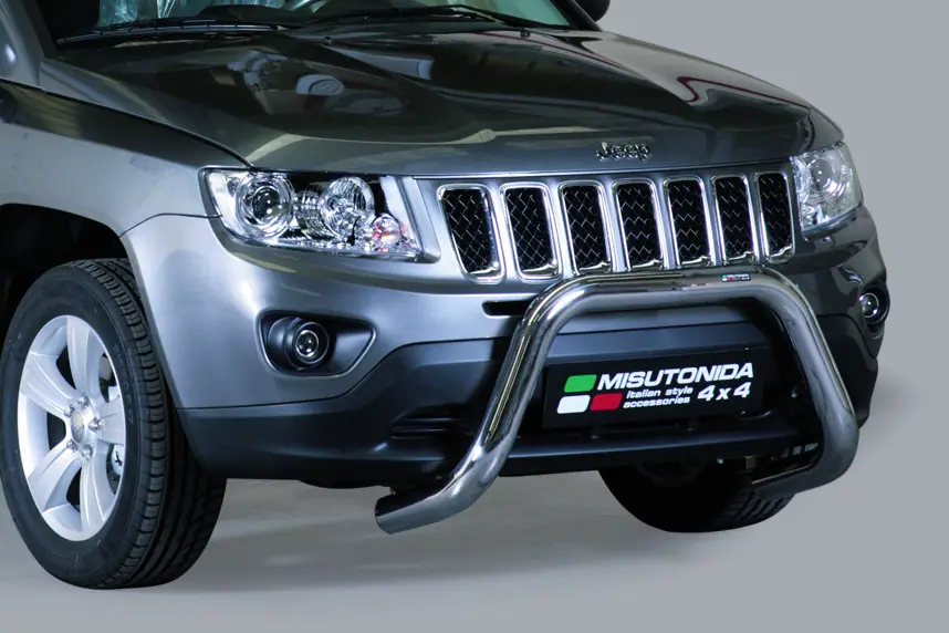 Esikaitseraud Super, EÜ tüübikinnitusega ø76, poleeritud — Jeep Compass (2011–2016)