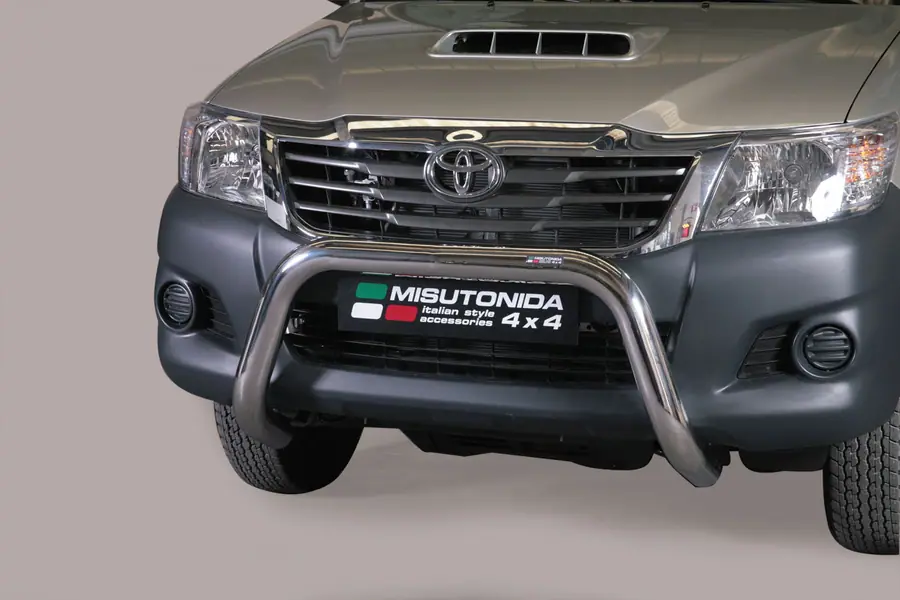 Super bar ø76, mirror polished — Toyota Hilux (2011–2015)