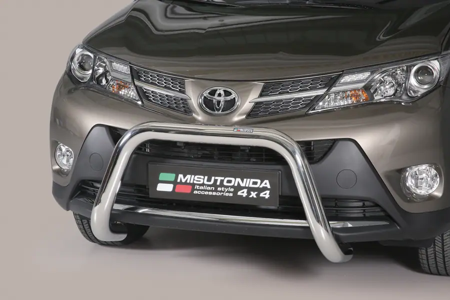 Esikaitseraud Super, EÜ tüübikinnitusega ø76, poleeritud — Toyota RAV4 (2013–2016)