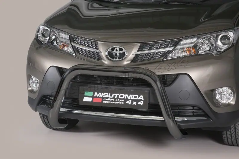 Esikaitseraud Super, EÜ tüübikinnitusega ø76, must — Toyota RAV4 (2013–2016)