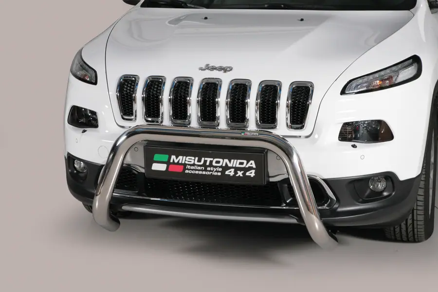 Super bar ø76, mirror polished — Jeep Cherokee (2014–)