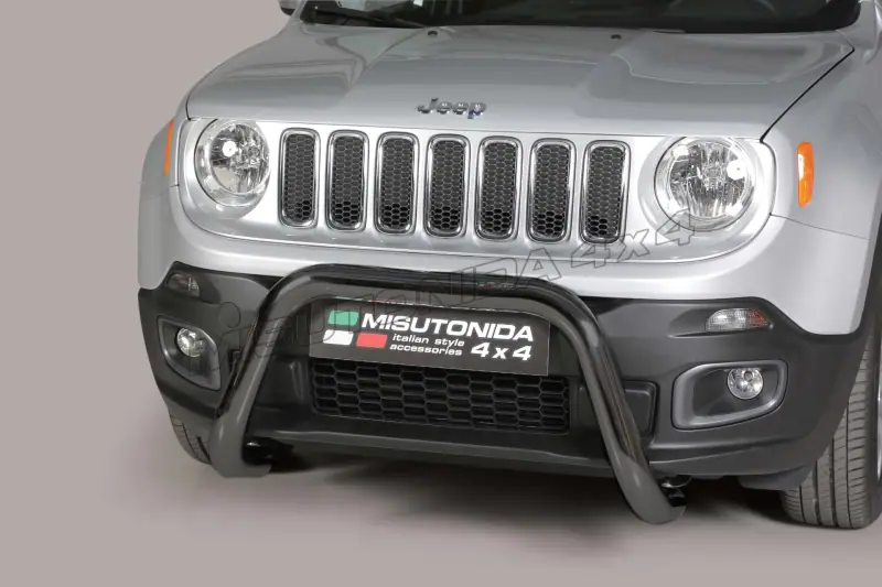 Super bar, EC approved ø76, black — Jeep Renegade (2014–2018)