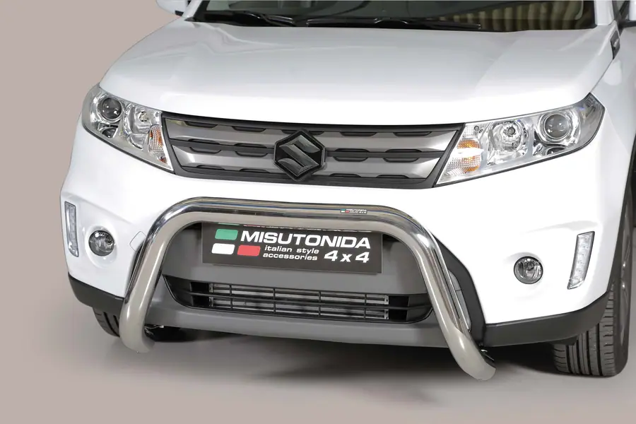 Esikaitseraud Super ø76, poleeritud — Suzuki Vitara (2015–2018)