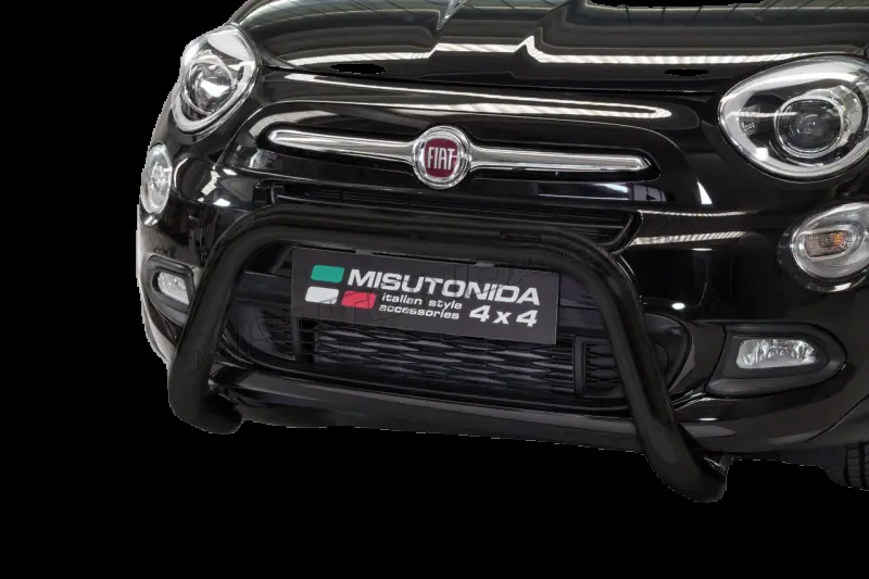 Super bar ø76, black — Fiat 500X (2015–)