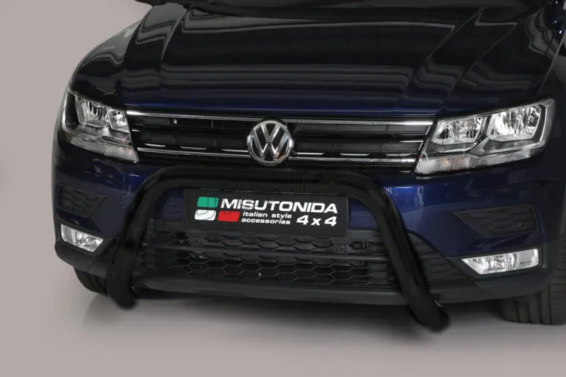 Super bar ø76, black — Volkswagen Tiguan (2016–)