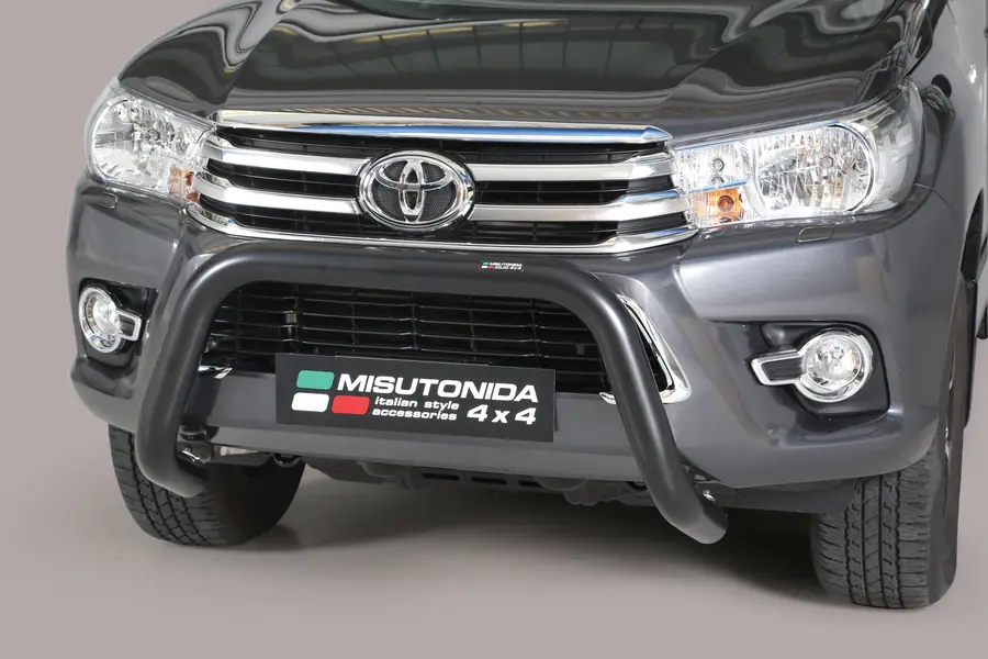 Дуга Super ø76, чёрная — Toyota Hilux (2015–)