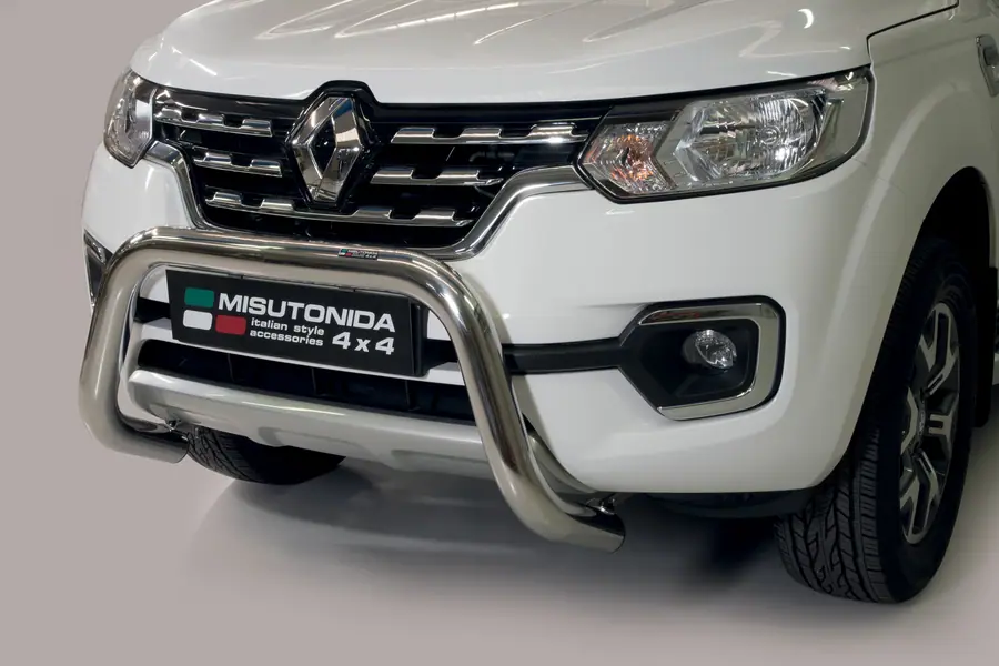 Esikaitseraud Super ø76, poleeritud — Renault Alaskan (2018–)