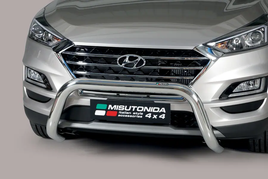 Esikaitseraud Super ø76, poleeritud — Hyundai Tucson (2018–)