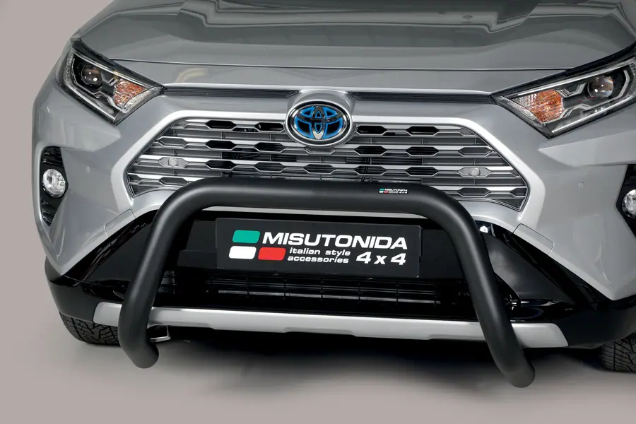 Esikaitseraud Super, EÜ tüübikinnitusega ø76, must — Toyota RAV4 (2018–)