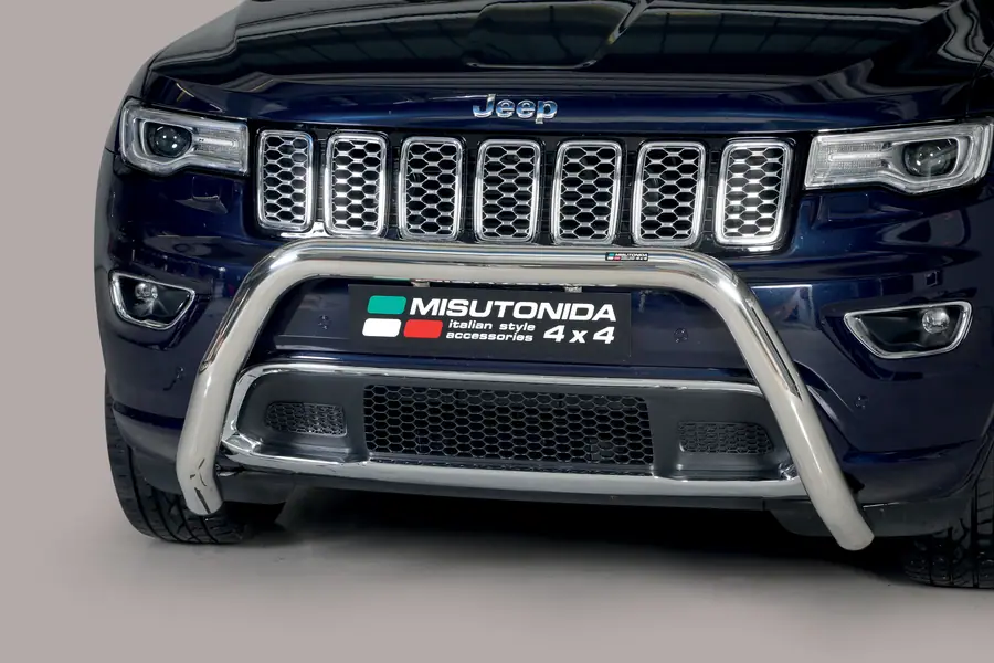 Super bar, EC approved ø76, mirror polished — Jeep Grand Cherokee (2015–)