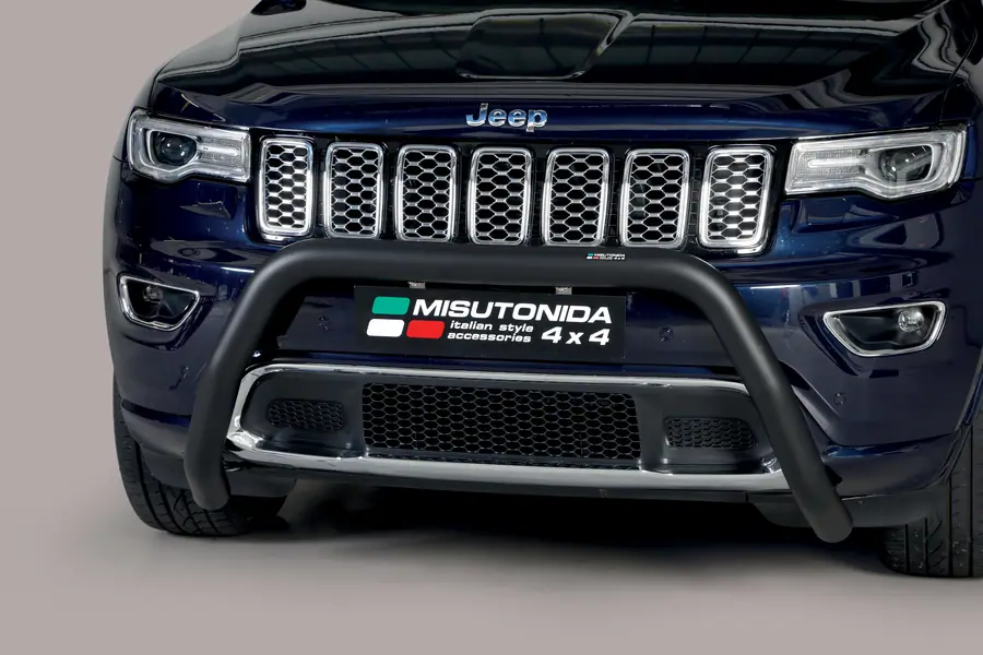 Super bar, EC approved ø76, black — Jeep Grand Cherokee (2015–)