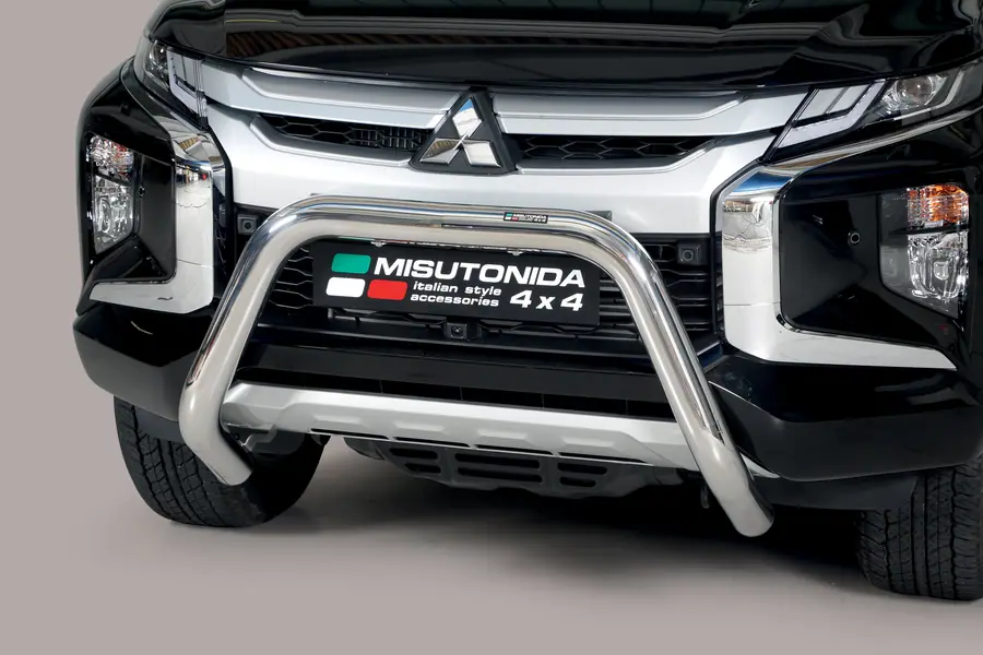Esikaitseraud Super, EÜ tüübikinnitusega ø76, poleeritud — Mitsubishi L200 (2019–)