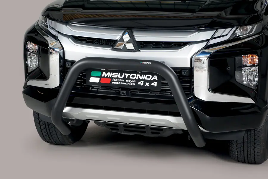 Super bar ø76, black — Mitsubishi L200 (2019–)