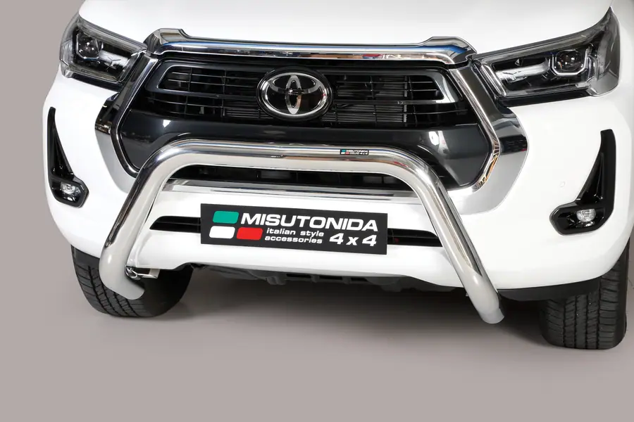 Дуга Super ø76, полированная — Toyota Hilux (2021–)
