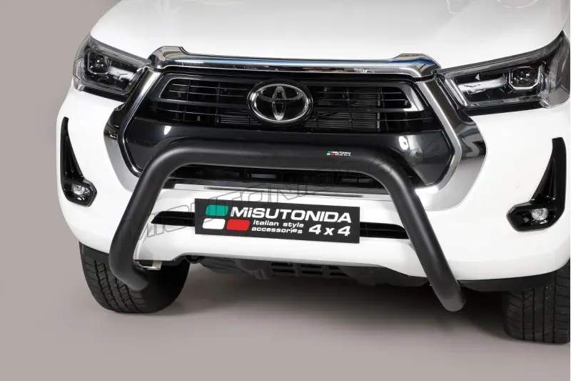 Дуга Super ø76, чёрная — Toyota Hilux (2021–)