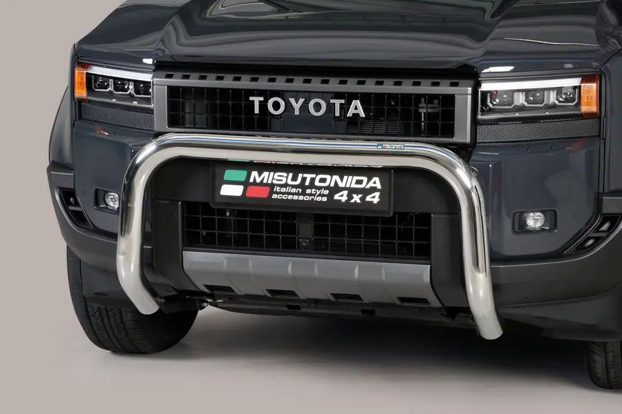 Super bar, EC approved ø76, mirror polished — Toyota Land Cruiser 250 (2024–)