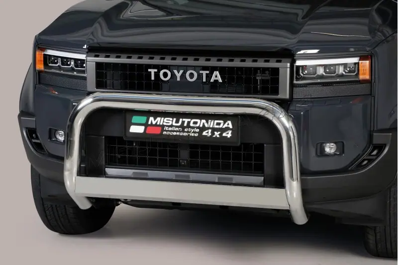 Super bar, EC approved, engraved ø76, mirror polished — Toyota Land Cruiser 250 (2024–)