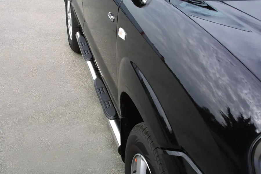 Astmelauad Grand Pedana, plastastmetega ø76, poleeritud — Hyundai Tucson (2004–2014)