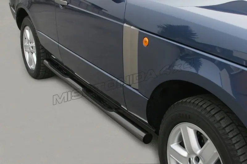 Grand Pedana side steps with plastic treads ø76, black — Land Rover Range Rover (2005–2008)