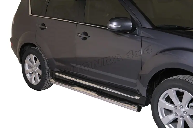 Astmelauad Grand Pedana, plastastmetega ø76, poleeritud — Mitsubishi Outlander (2010–2012)