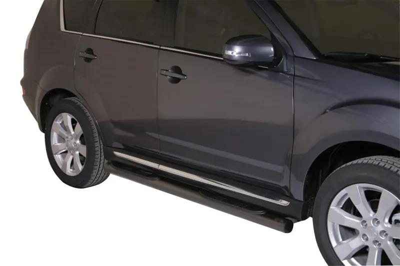 Astmelauad Grand Pedana, plastastmetega ø76, must — Mitsubishi Outlander (2010–2012)