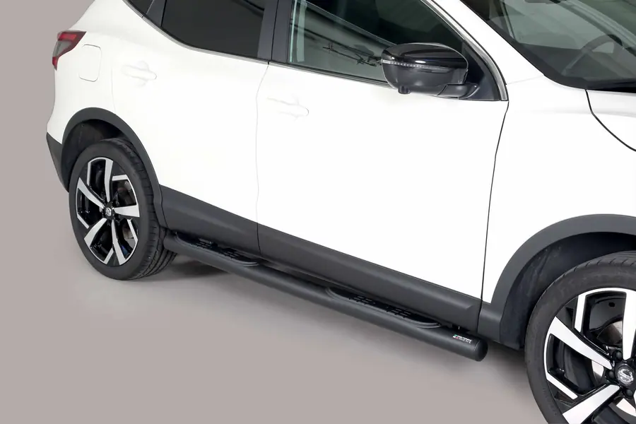 Astmelauad Grand Pedana, plastastmetega ø76, must — Nissan Qashqai (2013–2017)
