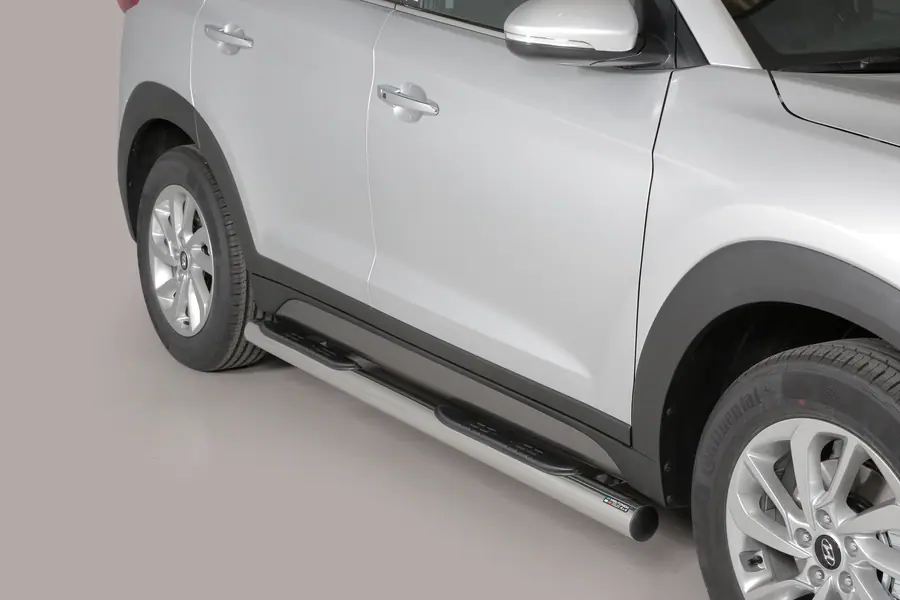 Astmelauad Grand Pedana, plastastmetega ø76, poleeritud — Hyundai Tucson (2015–2017)
